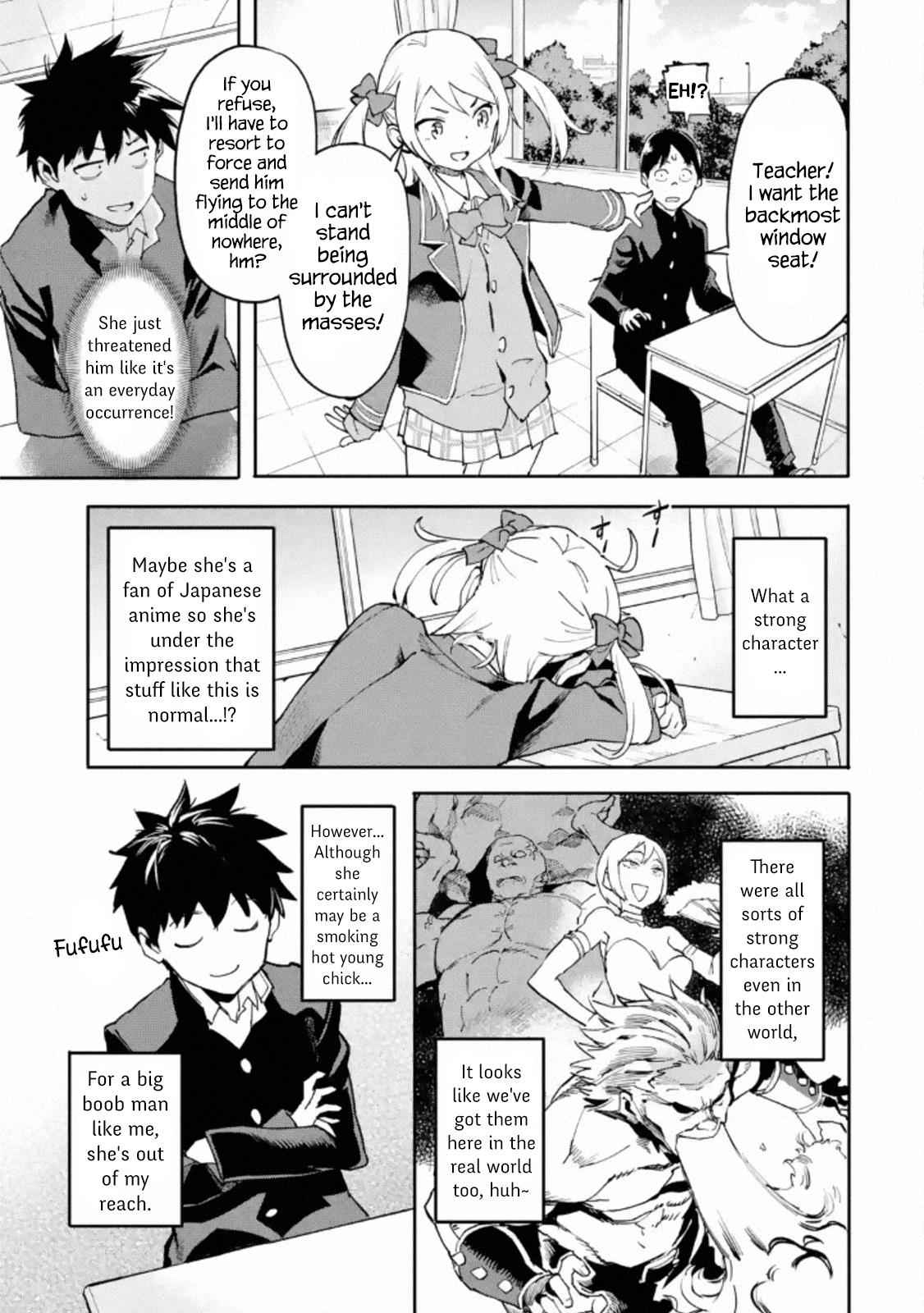 The Hero Who Returned Remains the Strongest in the Modern World Chap 2.1 - Next Chap 3.1