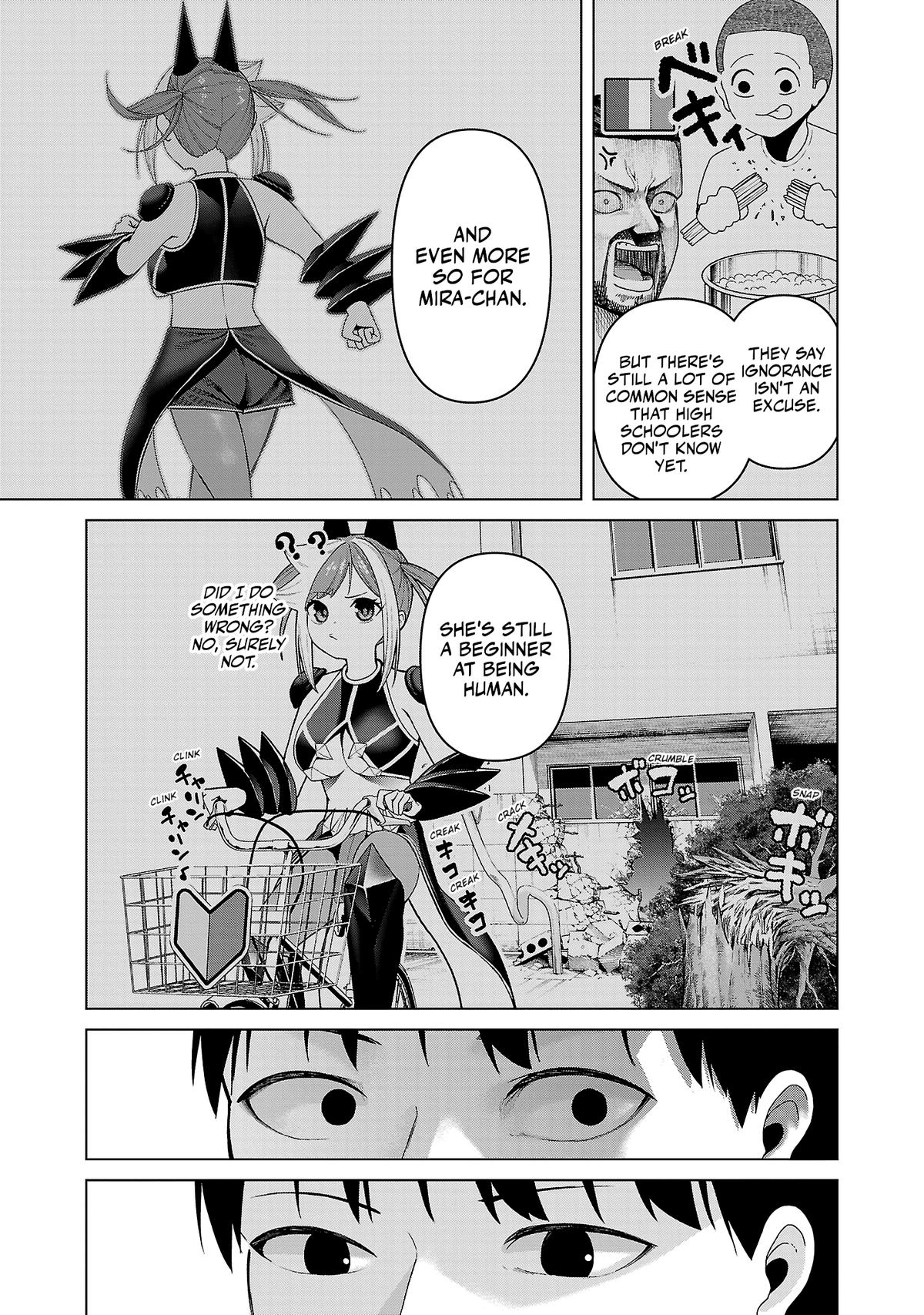 Kaijin Mira no Dai 2 Keitai ga Kawaisugiru Chap 17 - Next Chap 18