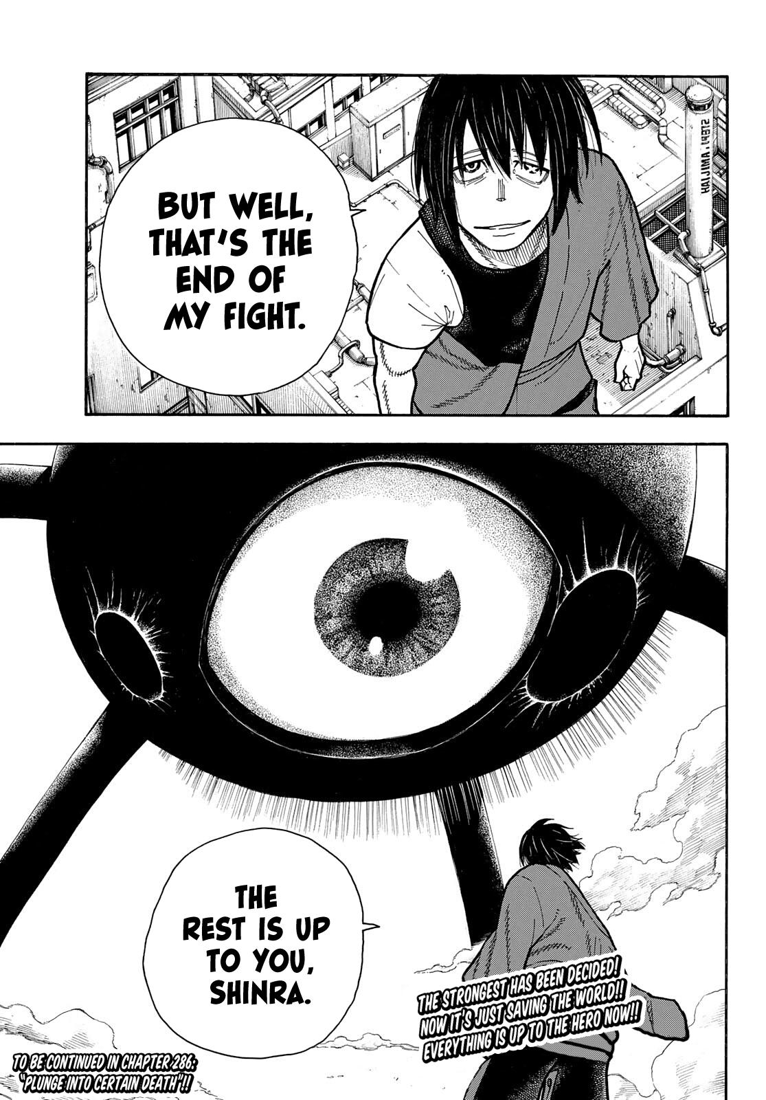 Enen no Shouboutai Chap 285 - Next Chap 286
