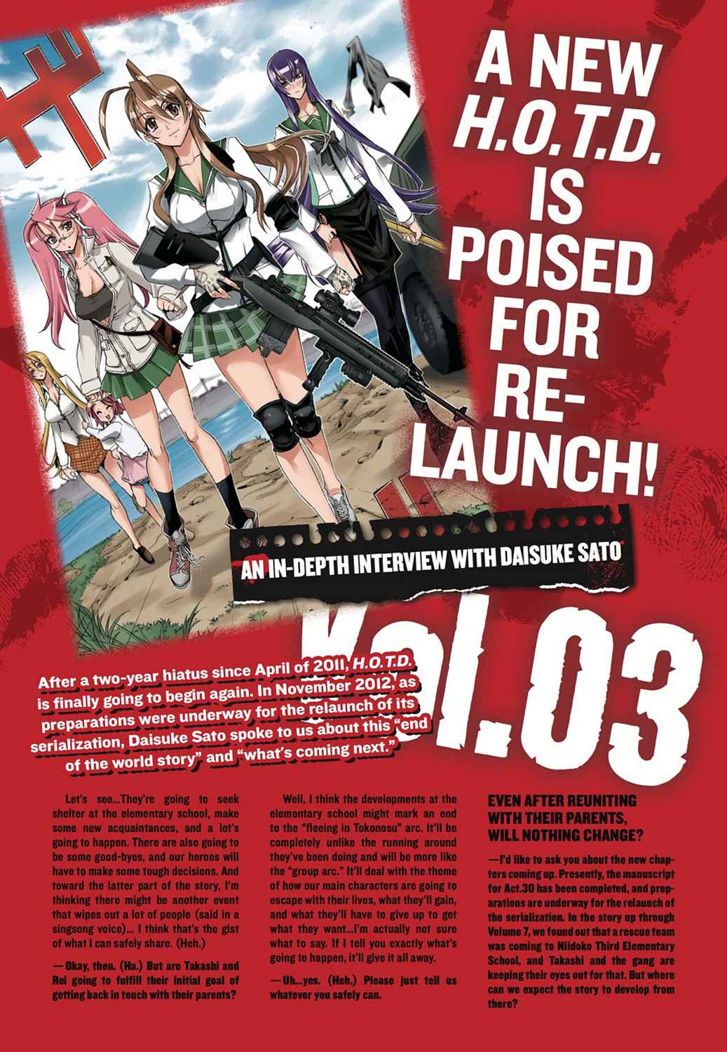 High School of the Dead - Full Color Edition Chap 7 - Next Chap 8