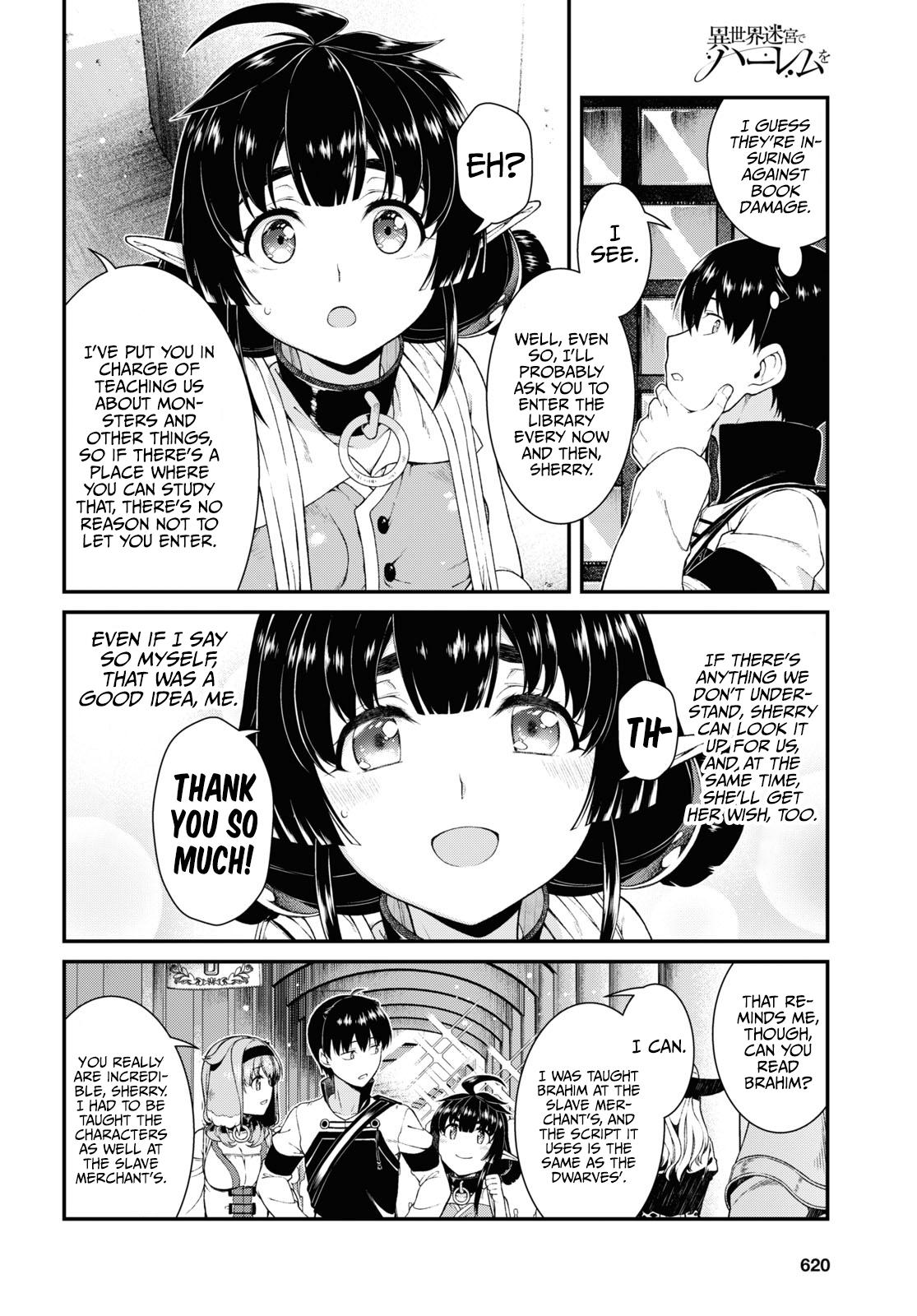 Isekai Meikyuu de Harem o Chap 56 - Next Chap 57