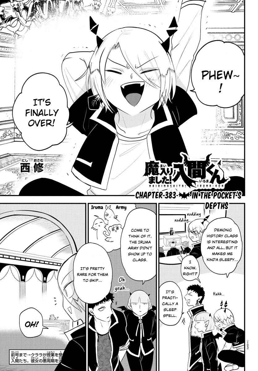 Mairimashita! Iruma-kun Chap 383 - Next Chap 384