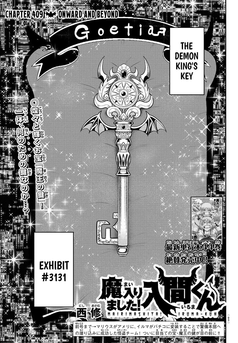 Mairimashita! Iruma-kun Chap 409 - Next Chap 410