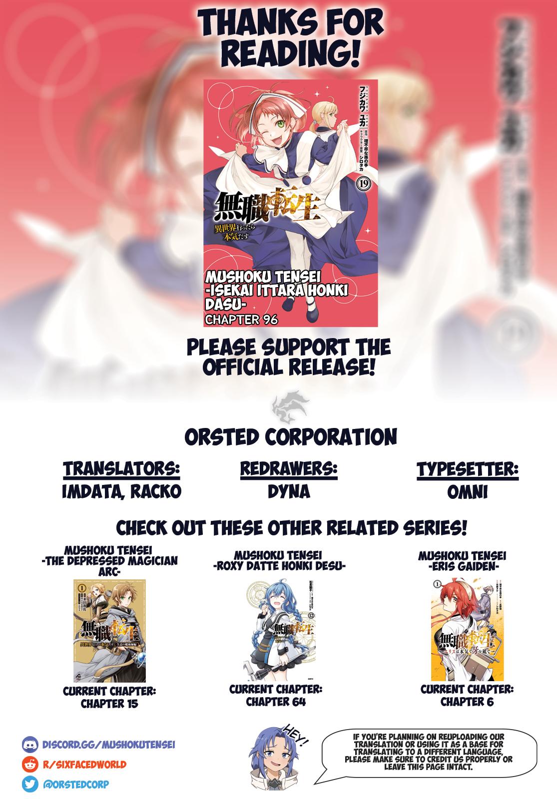 Mushoku Tensei – Isekai Ittara Honki Dasu Chap 96 - Next Chap 97