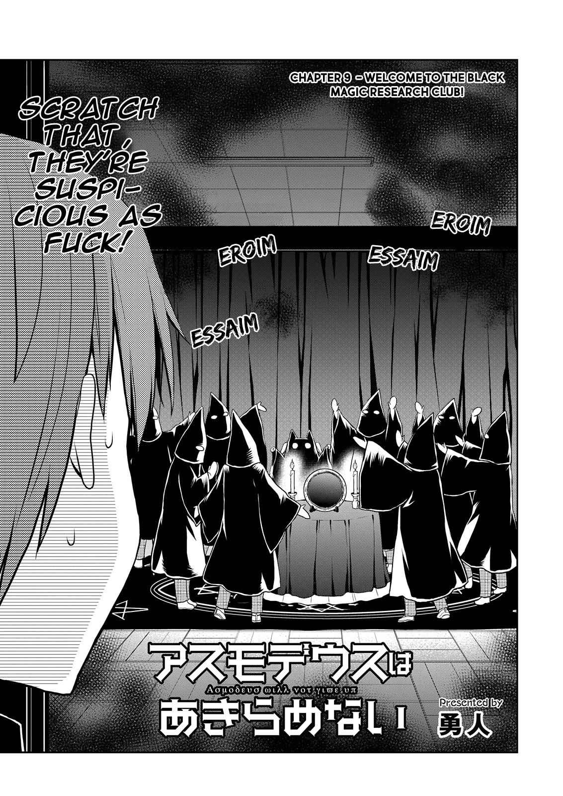 Asmodeus wa Akiramenai Chap 9 - Next Chap 10