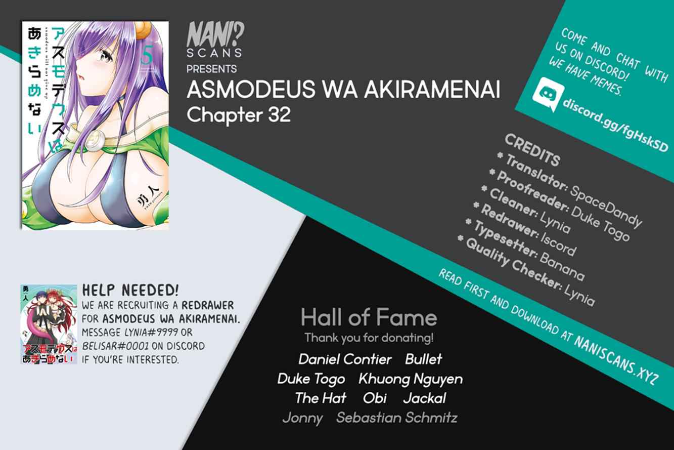 Asmodeus wa Akiramenai Chap 32 - Next Chap 33