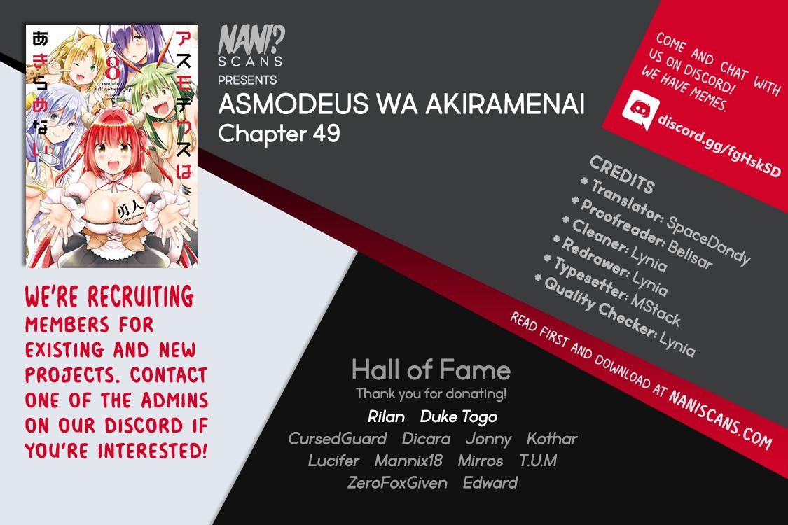 Asmodeus wa Akiramenai Chap 49 - Next Chap 50