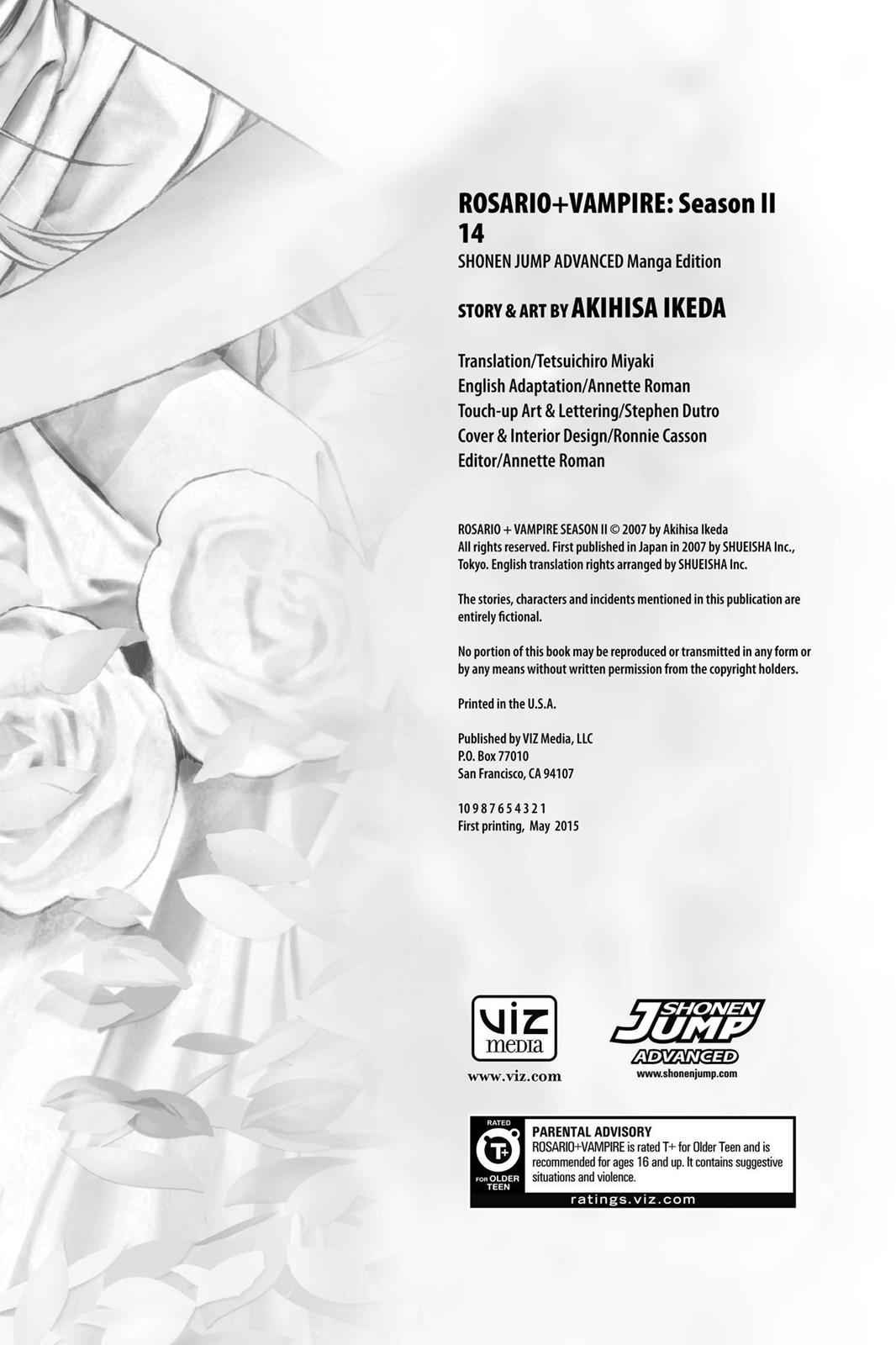 Rosario + Vampire Season II Chap 66.6 - Next Chap 67.6