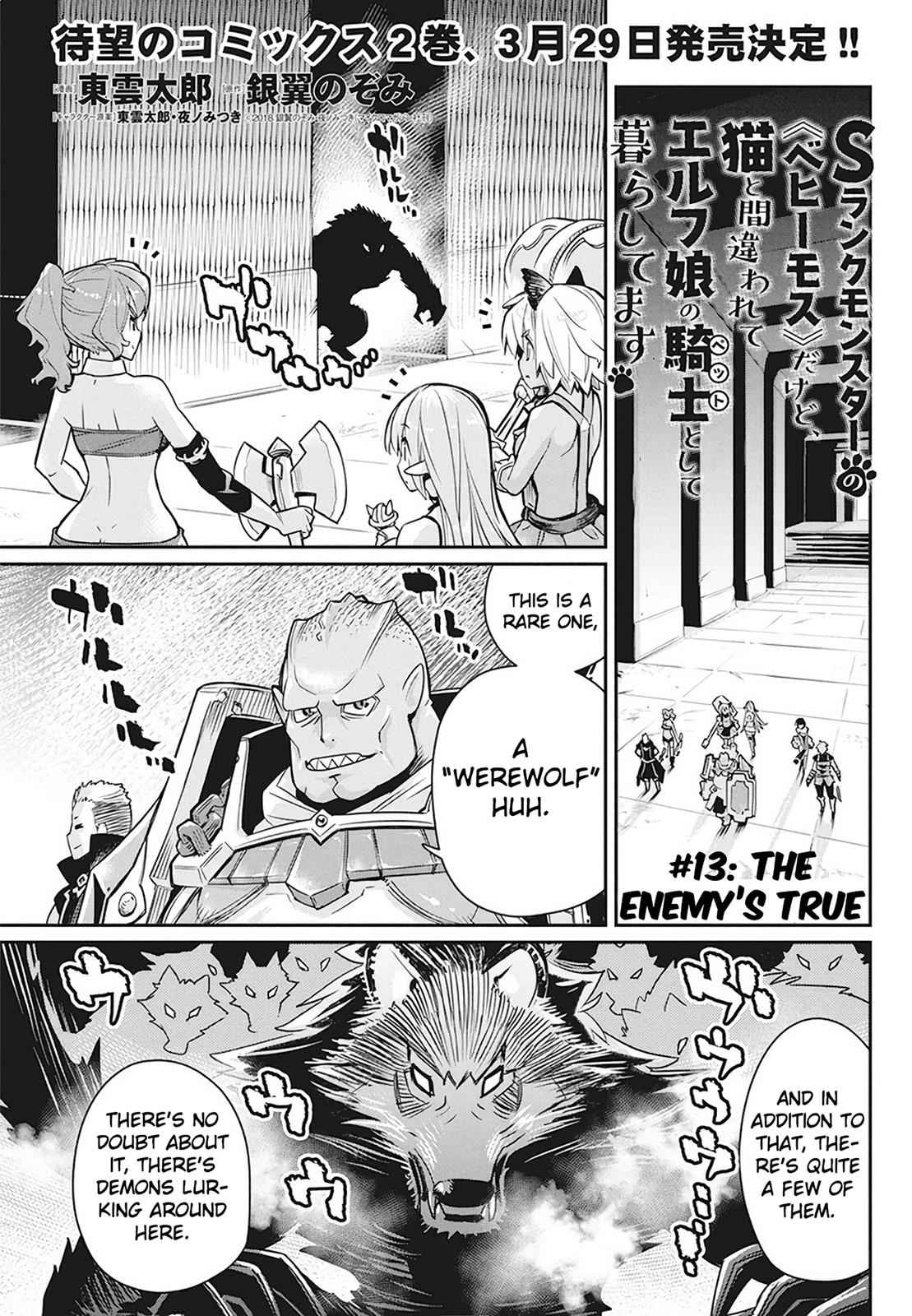 S-Rank Monster no Behemoth Dakedo Chap 13 - Next Chap 14